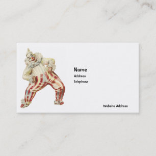 CARTES DE VISITE - PERSONNALISABLE - CLOWN - VICTO