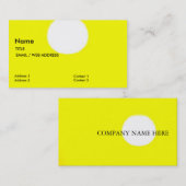 CARTES DE VISITE PERSONNALISABLES (Devant / Derrière)