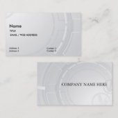 CARTES DE VISITE PERSONNALISABLES (Devant / Derrière)