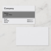 Cartes de visite personnalisables, 3,5 pouces x 2, (Devant / Derrière)