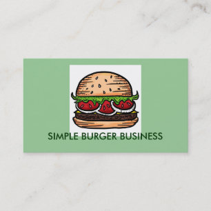 Cartes de visite personnalisables Burger Business