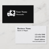 Cartes de visite personnalisables d'ambulance (Devant / Derrière)