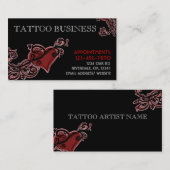 Cartes de visite personnalisables d'artiste de (Devant / Derrière)