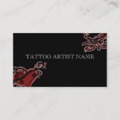 Cartes de visite personnalisables d'artiste de (Dos)