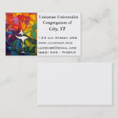 Cartes de visite personnalisables de calice (Devant / Derrière)