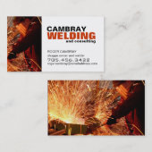 Cartes de visite personnalisables de consultant en (Devant / Derrière)