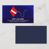 cartes de visite personnalisables de drapeau de pl (Devant / Derrière)