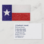 Cartes de visite personnalisables de drapeau du (Devant / Derrière)