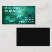 Cartes de visite personnalisables de leçon de (Devant / Derrière)