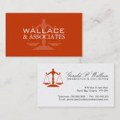 Cartes de visite personnalisables de mandataire (Devant / Derrière)