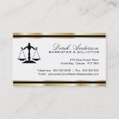 Cartes de visite personnalisables de mandataire (Dos)