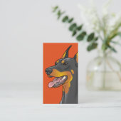 Cartes de visite personnalisables de race de chien (Debout devant)
