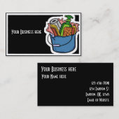 Cartes de visite personnalisables de service de (Devant / Derrière)