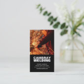 Cartes de visite personnalisables de soudure (Debout devant)