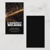 Cartes de visite personnalisables de soudure (Devant / Derrière)