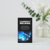 Cartes de visite personnalisables de soudure (Debout devant)