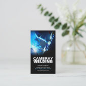 Cartes de visite personnalisables de soudure (Debout devant)