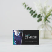 Cartes de visite personnalisables de soudure (Debout devant)