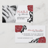 Cartes de visite personnalisables de technicien de (Devant / Derrière)