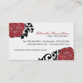 Cartes de visite personnalisables de technicien de (Dos)