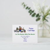 Cartes de visite personnalisables de vendeur de (Debout devant)