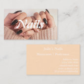 Cartes de visite personnalisables du technicien d' (Devant / Derrière)