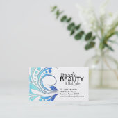 Cartes de visite personnalisables élégants (Debout devant)