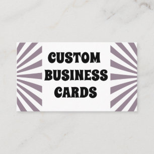 CARTES DE VISITE PERSONNALISÉES