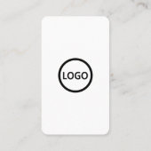 Cartes de visite personnalisées, Code QR professio (Dos)