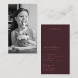 Cartes de visite personnalisées minimalistes éléga