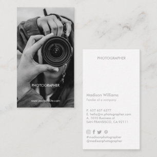 Cartes de visite personnalisées minimalistes éléga