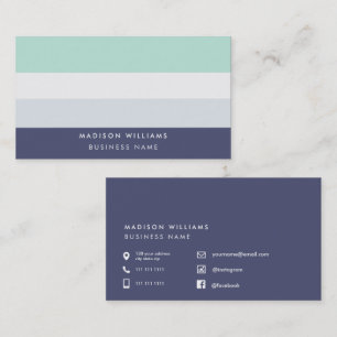 Cartes de visite personnalisées minimalistes éléga
