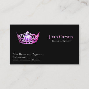 Cartes de visite personnalisées Miss America