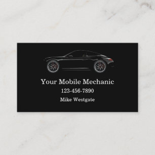 Cartes de visite personnalisées pour l'automobile