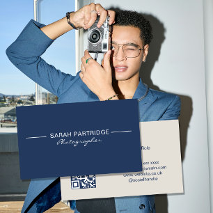 Cartes de visite personnalisées pour photographes