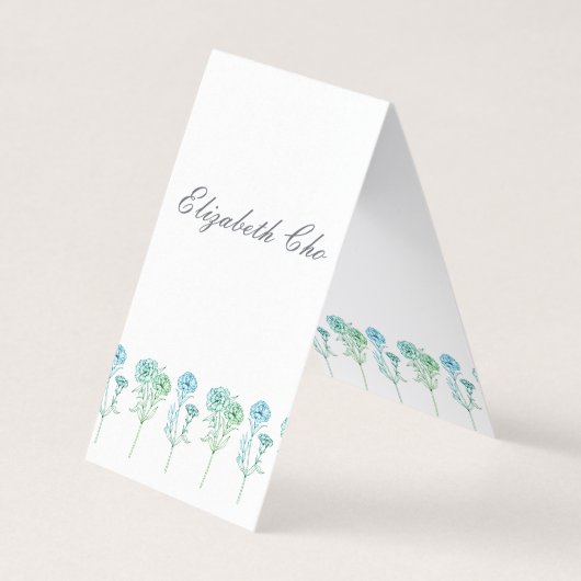 Cartes de visite personnalisés (Devant)