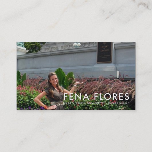 cartes de visite personnalisés (Devant)