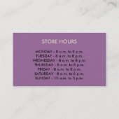 Cartes de visite personnalisés de chien ou (Dos)