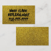 CARTES DE VISITE personnalisés de la PARTIES SCINT (Devant / Derrière)