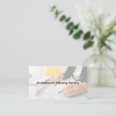 Cartes de visite personnalisés de la planification (Debout devant)