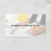 Cartes de visite personnalisés de la planification (Devant)