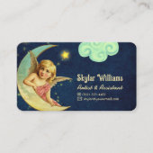 Cartes de visite personnalisés de l'ange céleste (Devant)