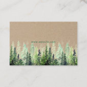 Cartes de visite personnalisés de paysage de (Dos)