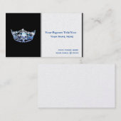 Cartes de visite personnalisés de style Miss Ameri (Devant / Derrière)