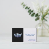 Cartes de visite personnalisés de style Miss Ameri (Debout devant)