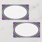 Cartes de visite personnalisés du centre blanc B1 (Devant / Derrière)