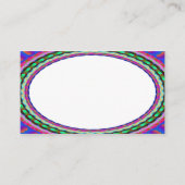 Cartes de visite personnalisés du centre blanc B1 (Devant)