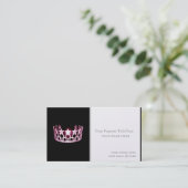 Cartes de visite personnalisés style Miss USA (Debout devant)
