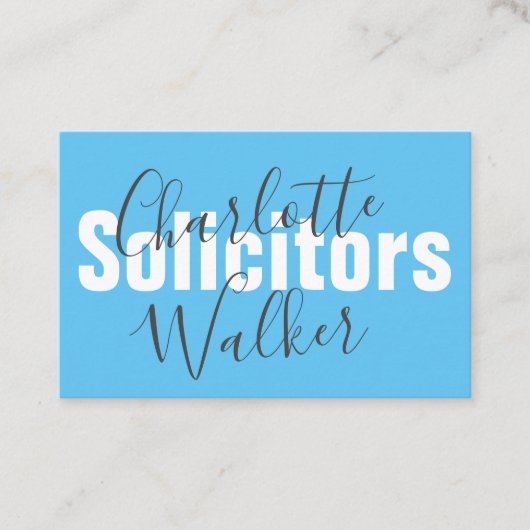 Cartes de visite - Personnalisez deux tons profess (Devant)