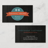 Cartes de visite personnels à la mode de forme (Devant / Derrière)